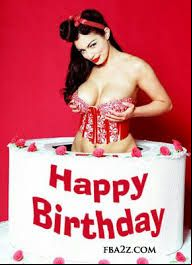 happy birthday sexy birthday comment wishes stripper cake